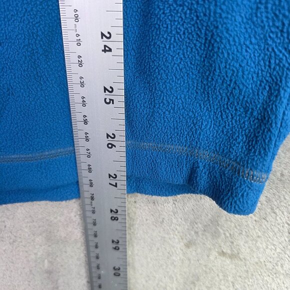 Mens Under Armour Blue Fleece 1/4 Zip Pullover Loose Fit 100% Polyester Size XL - Picture 7 of 9